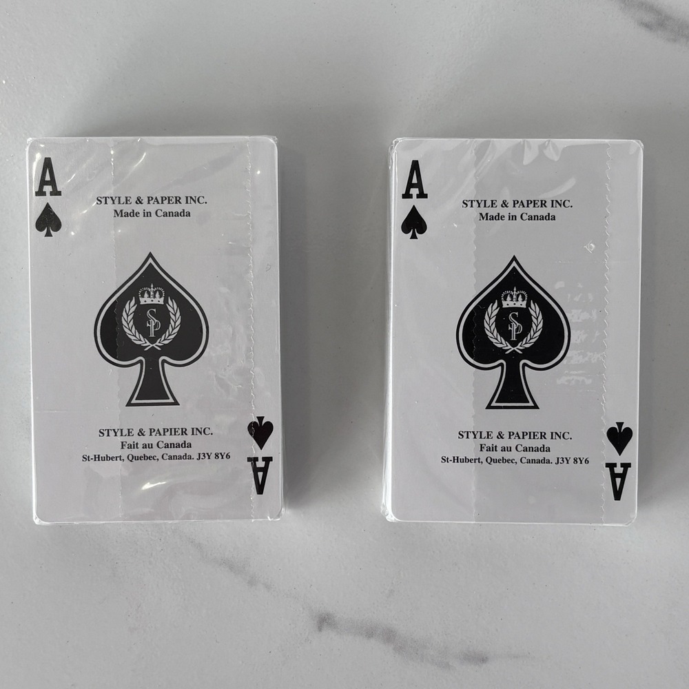 Style & Papier - Tulip & Iris Floral Playing Cards Vintage Bkgrd Sealed Bridge - Picture 3 of 9